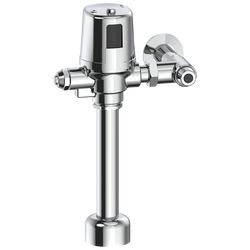 Electronic Exposed Water Closet Flush Valve with Mechanical Manual Override - Battery Operated