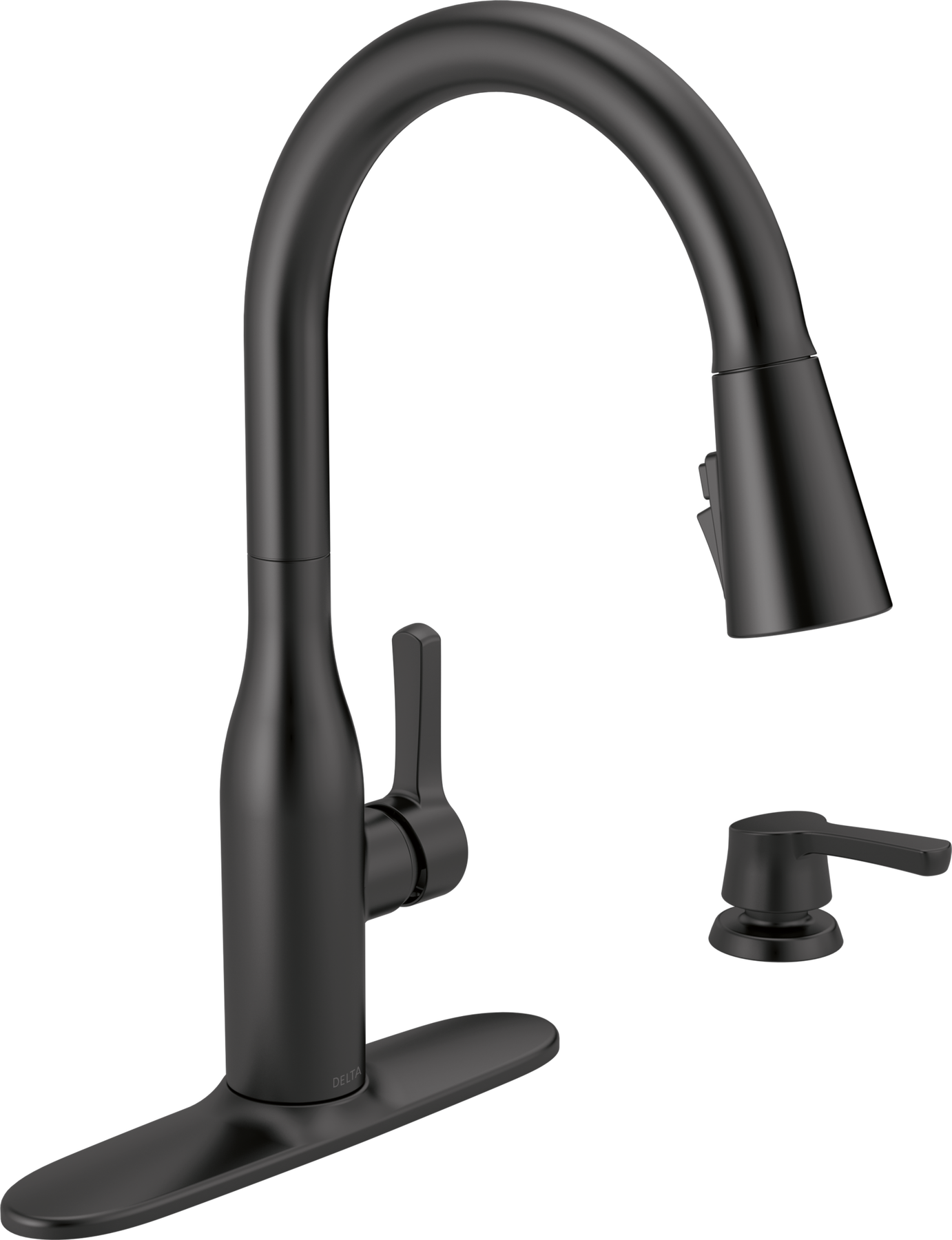 Llave para cocina monomando extensible con dispensador de jabón y tecnología ShieldSpray®, imagen 1