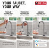 VoiceIQ® Single Handle Pull-Down Faucet with Touch<sub>2</sub>O® Technology