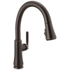 Llave de una manija con tubo de salida deslizable para cocina