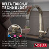 Llave para cocina monomando extensible con tecnología Touch<sub>2</sub>O®