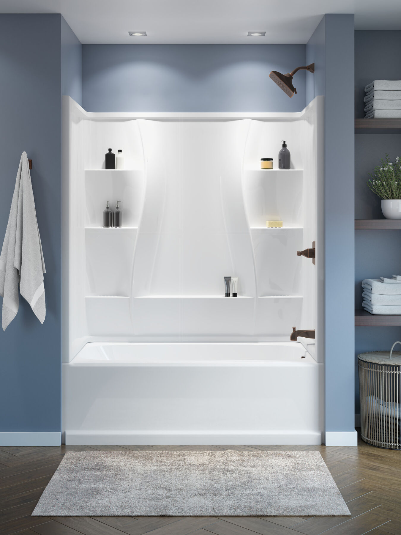 Juego de pared para bañera 60" x 32", imagen 9
