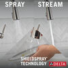 Llave para cocina monomando extensible con tecnologías Touch<sub>2</sub>O® y ShieldSpray®