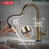 VoiceIQ® Single Handle Pull-Down Faucet with Touch<sub>2</sub>O® Technology