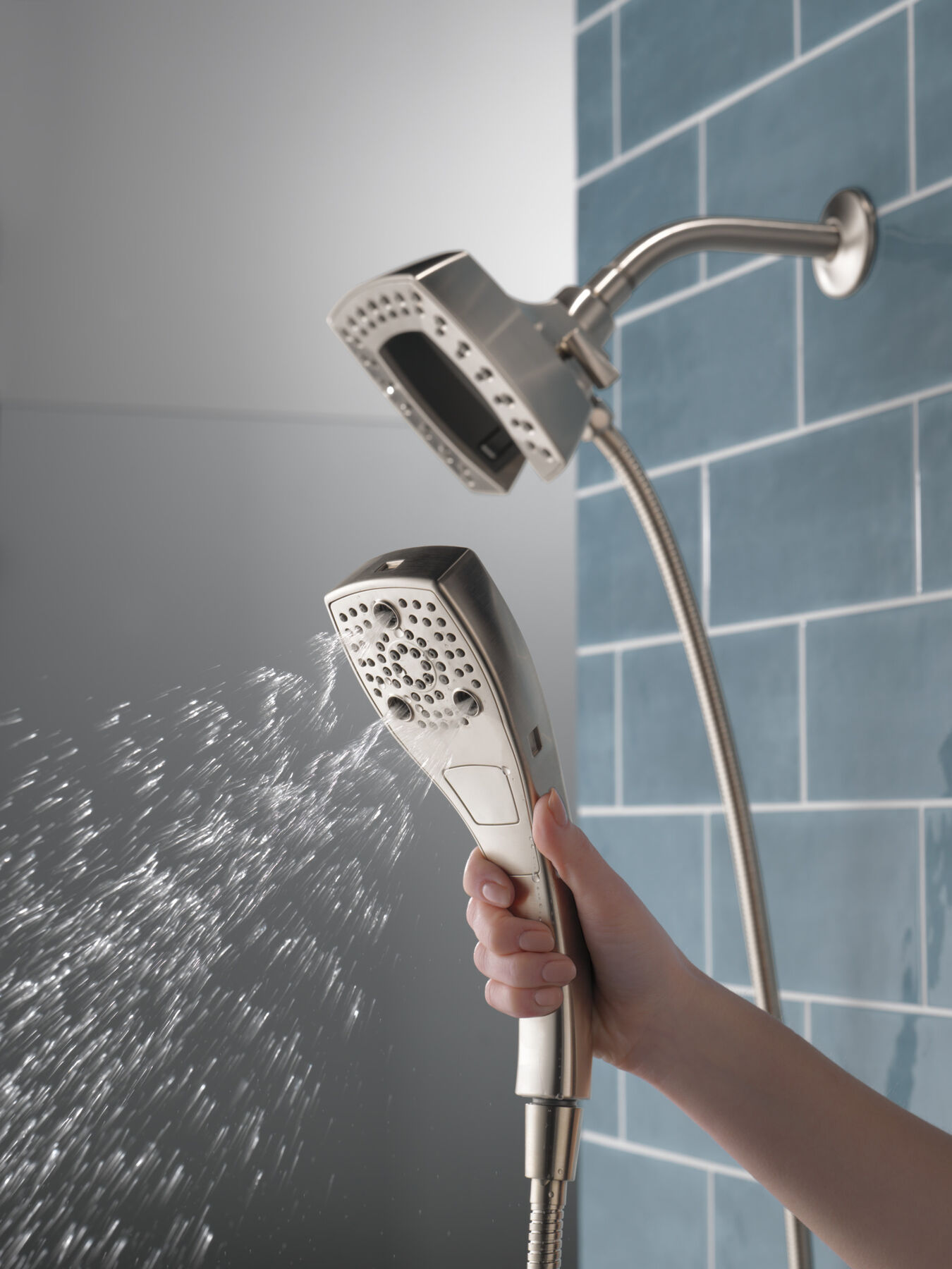 H<sub>2</sub>Okinetic® In2ition® 5-Setting Two-in-One Shower (Recertified), image 8