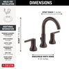 Widespread Lavatory Faucet with Shower Trim Bundle - 14 Series