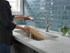 Llave para cocina extensible de una manija