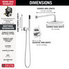 Monitor® 14 Series Shower with Raincan & Hand Shower