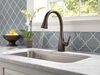 Llave para cocina monomando extensible con tecnologías Touch<sub>2</sub>O® y ShieldSpray®