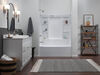 60x32 Alcove Bathtub Bundle with Trim and Waste Assembly - Left Drain