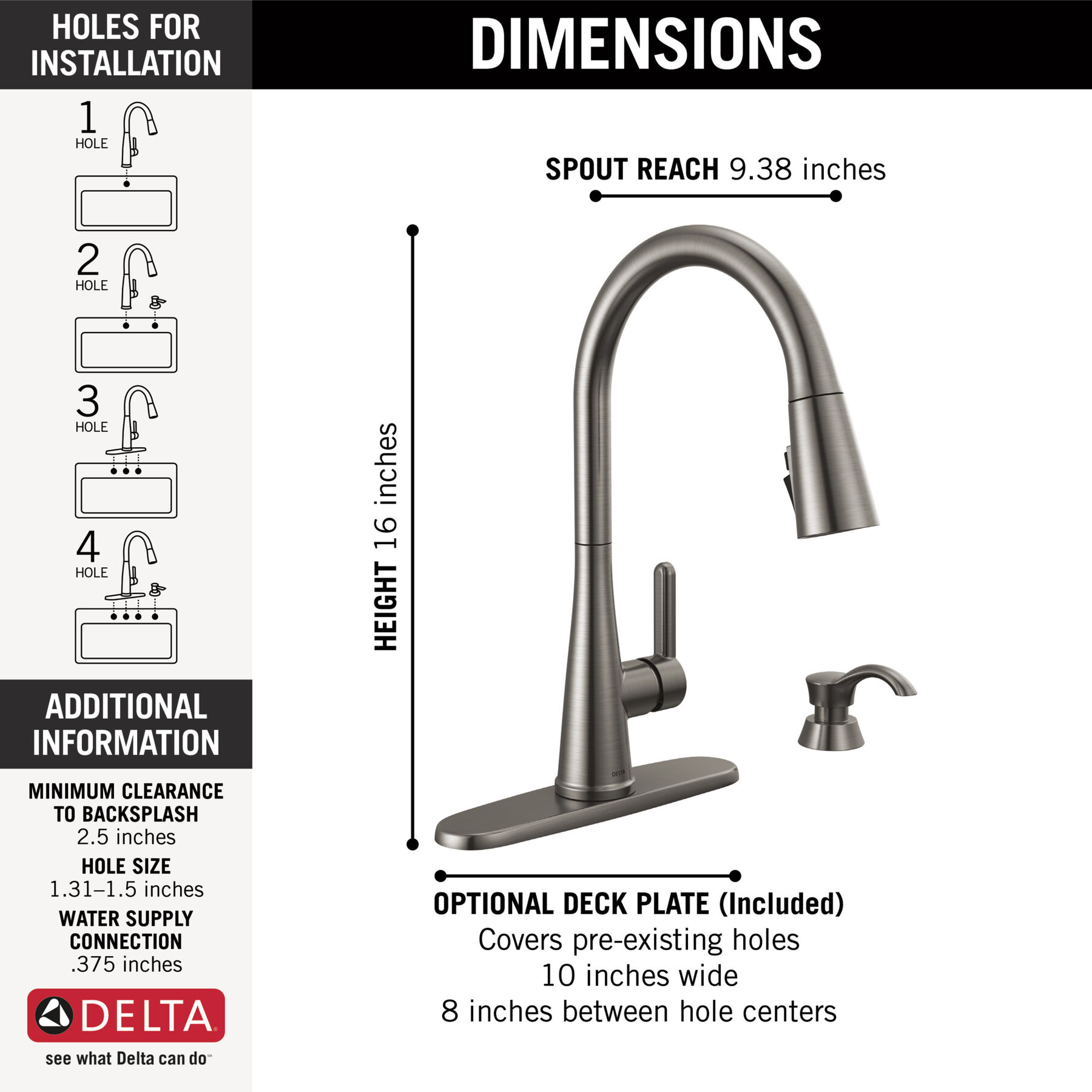 Llave para cocina monomando extensible con dispensador de jabón y tecnología ShieldSpray®, imagen 2