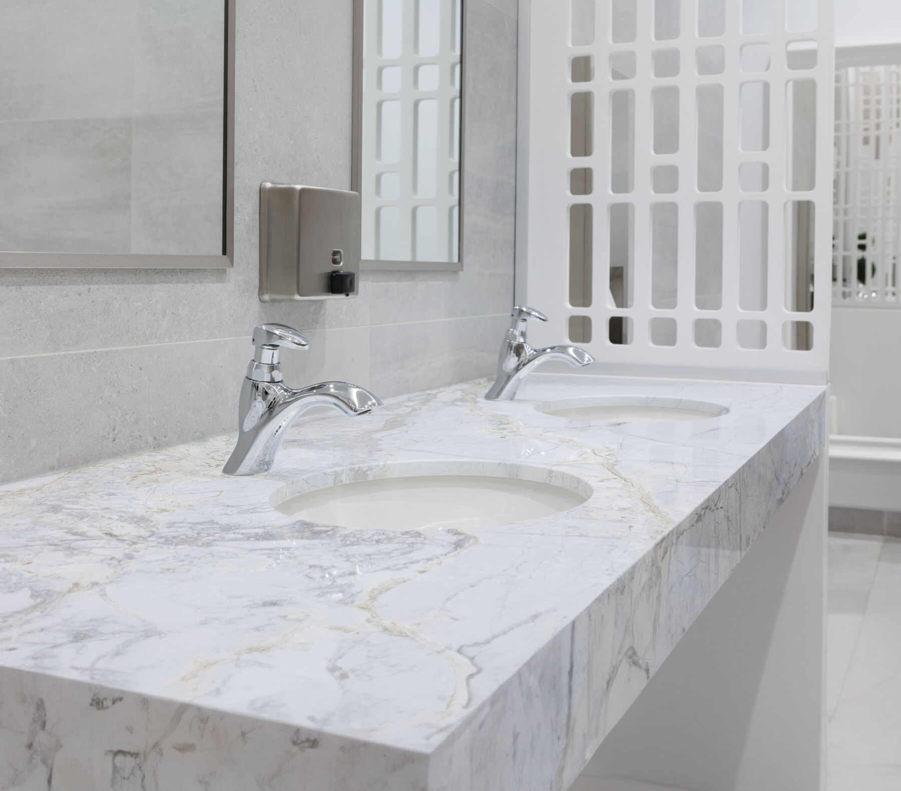 Single Hole Metering Slow-Close Bathroom Faucet, image 11