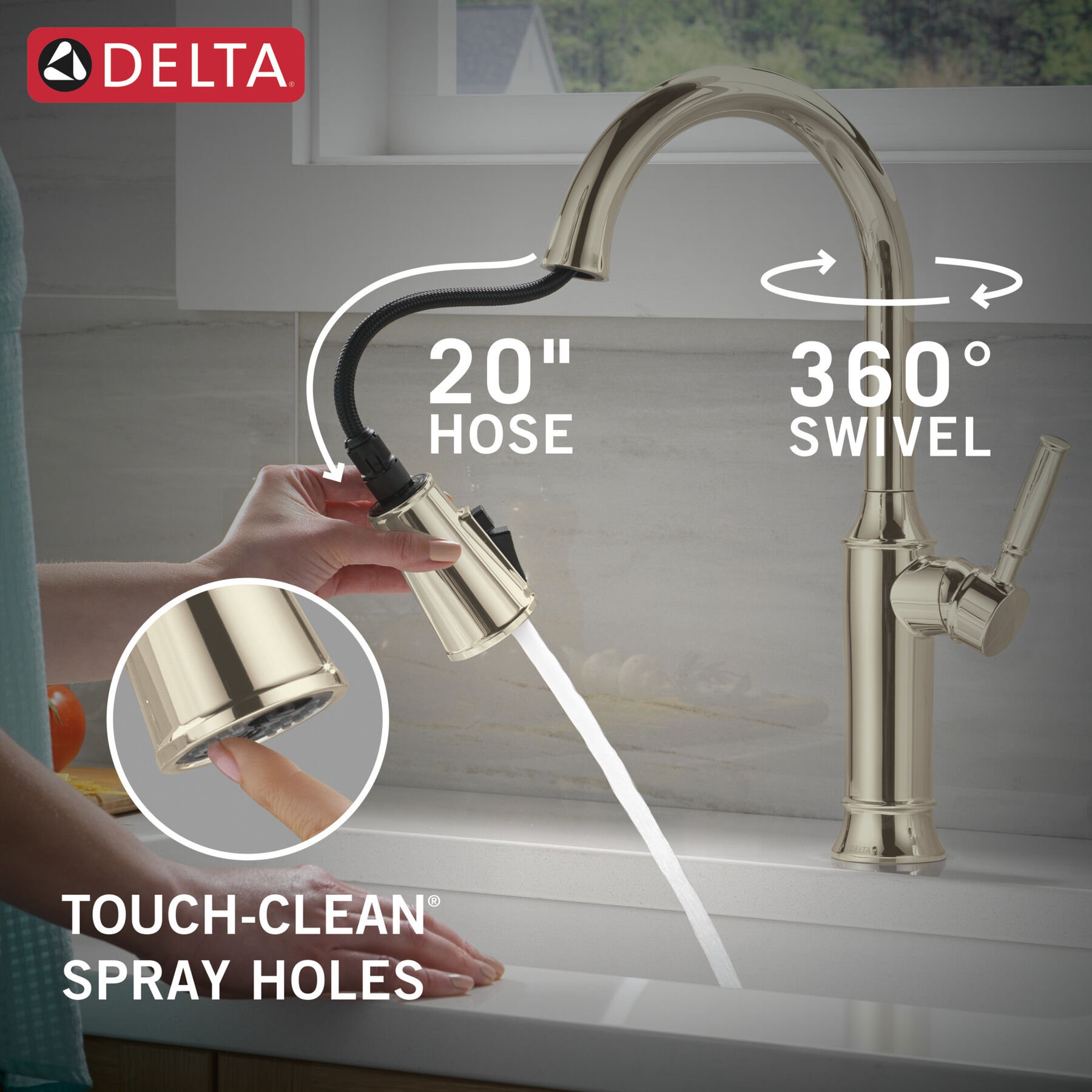 Llave para cocina monomando extensible, imagen 7