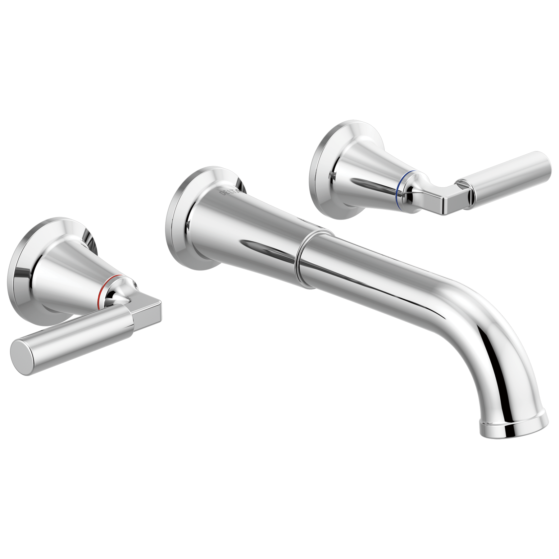 Accesorio para llave para baño de dos manijas de montaje en pared