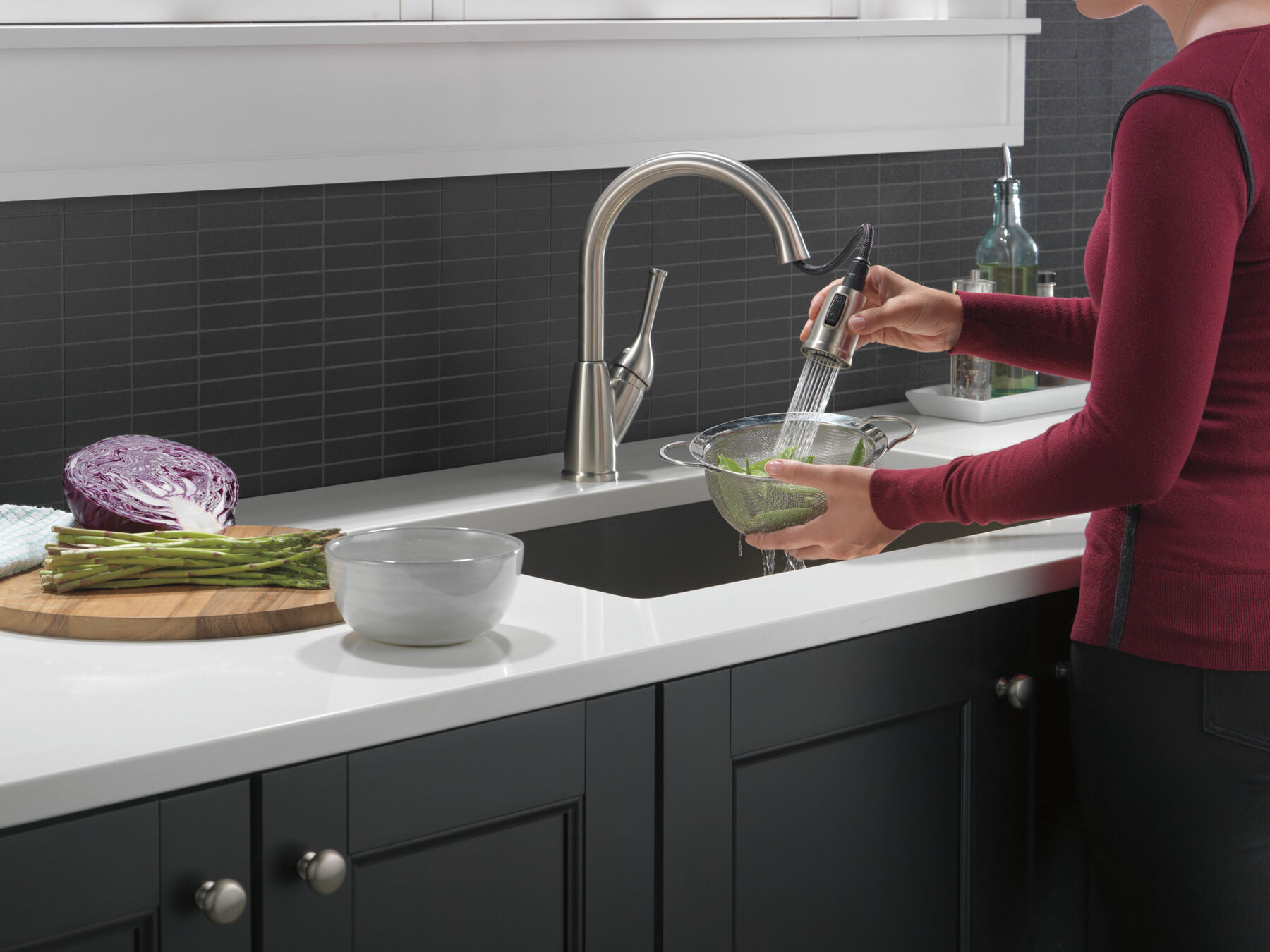 Llave para cocina monomando extensible (producto recertificado), imagen 3