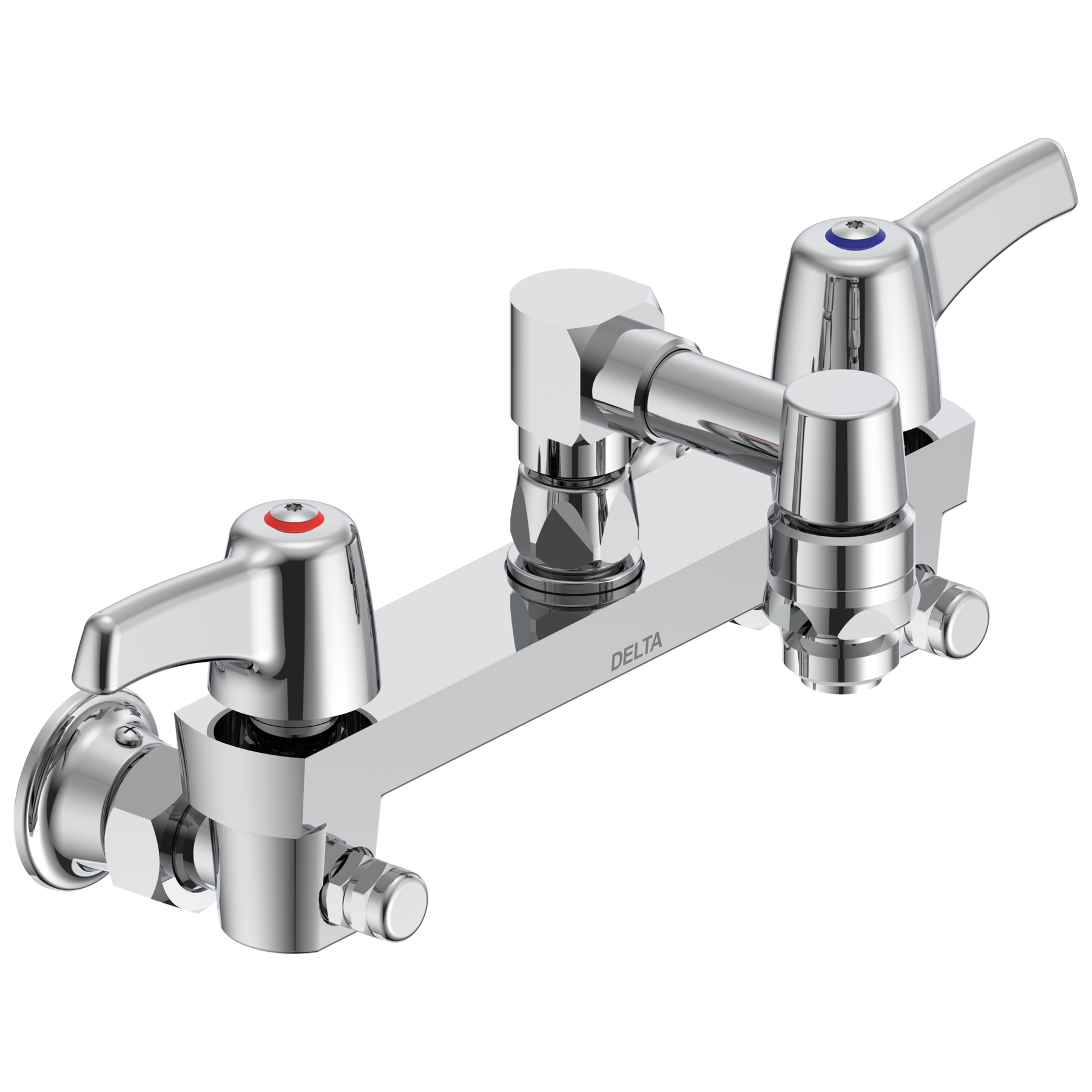 Two Handle 8 In Wallmount Service Sink Faucet