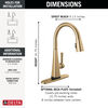Single-Handle Pull-Down Kitchen Faucet with Touch<sub>2</sub>O® Technology