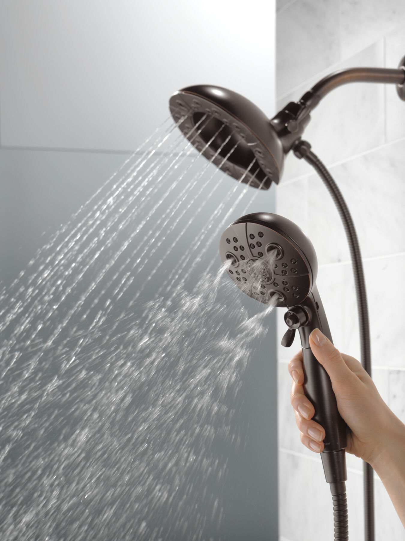 H<sub>2</sub>Okinetic® In2ition® 5-Setting Two-in-One Shower (Recertified), image 16