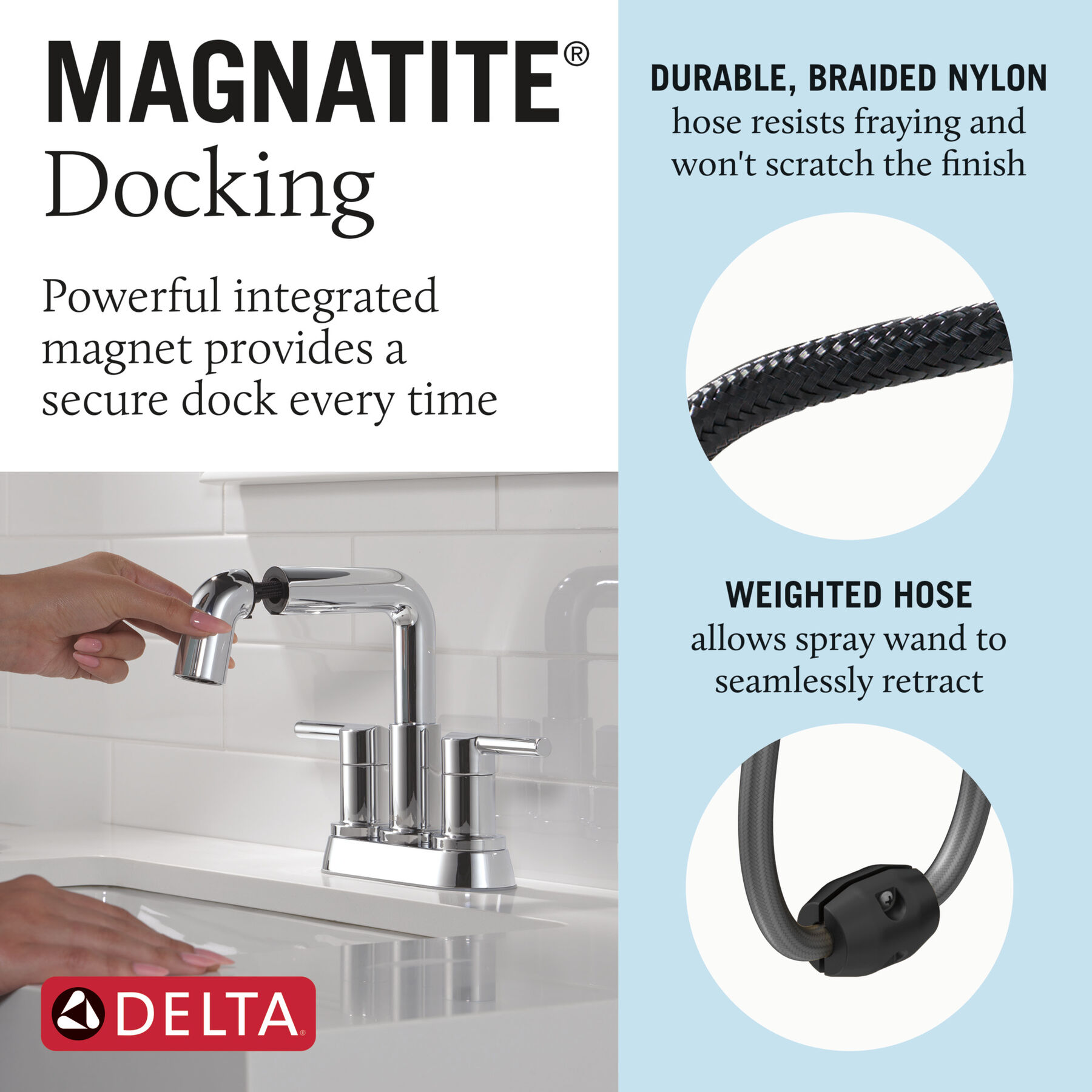 Llave para baño extensible de combinación de dos manijas, imagen 7