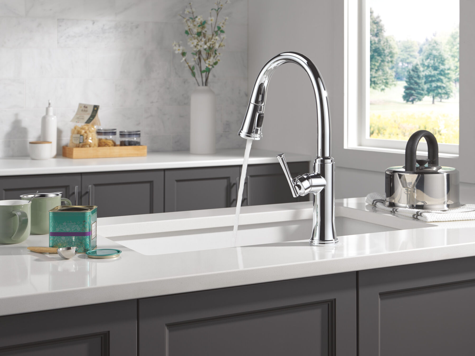 Llave para cocina monomando extensible, imagen 7