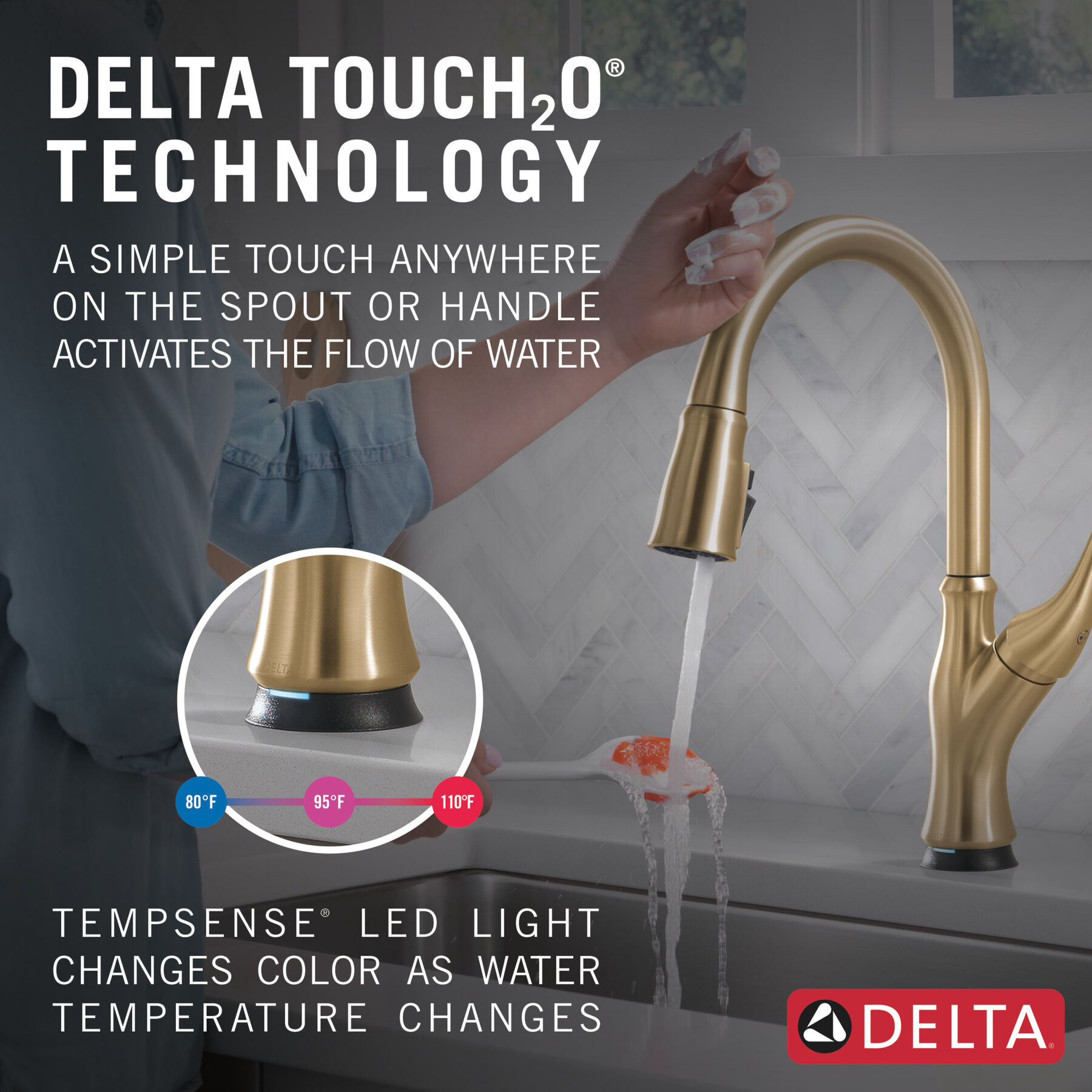 Touch2O Pull-Down Kitchen 1L with Voice Bundle, image 9