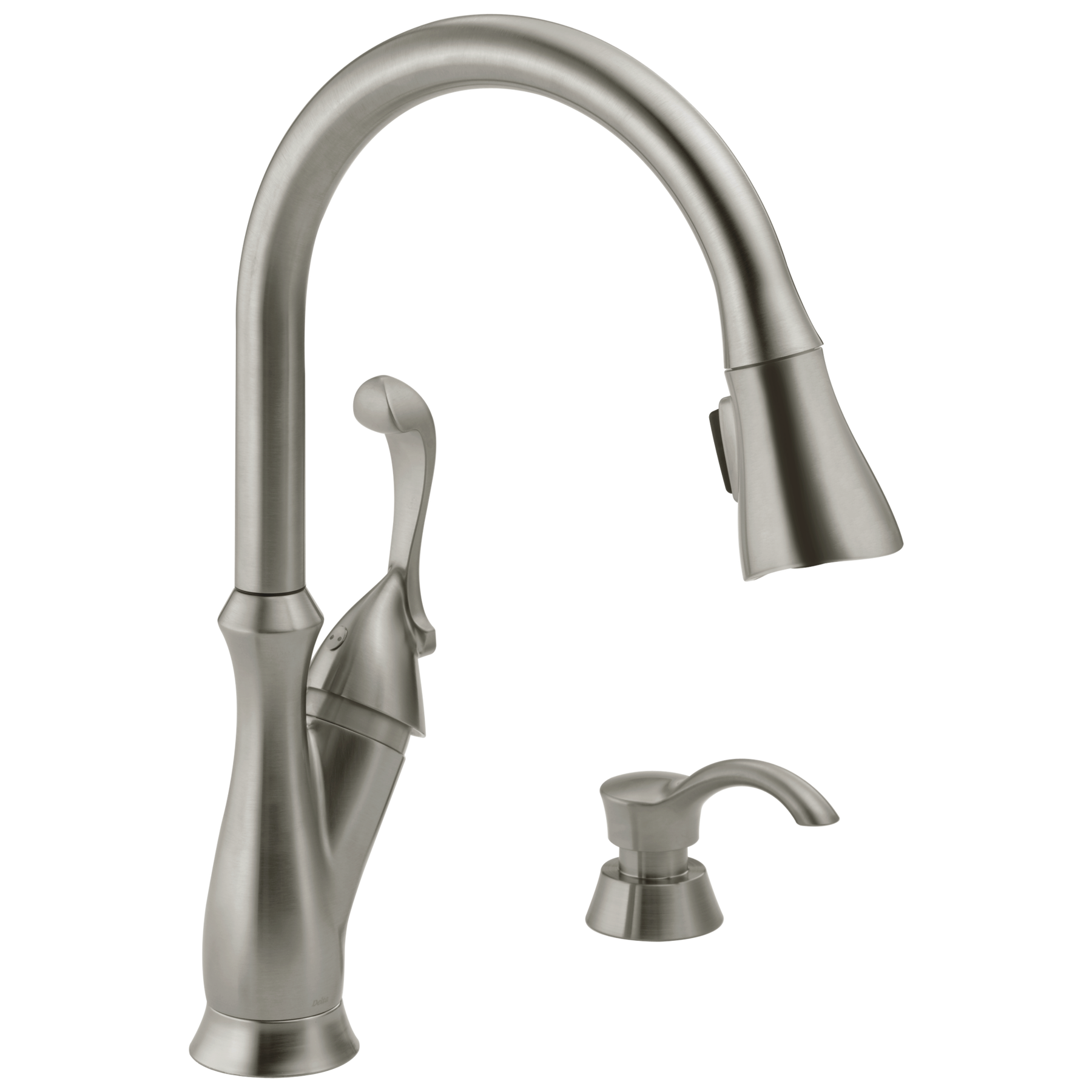 Llave de una manija con tubo de salida deslizable para cocina con dispensador de jabón