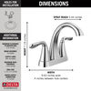 Llave para baño de combinación de dos manijas