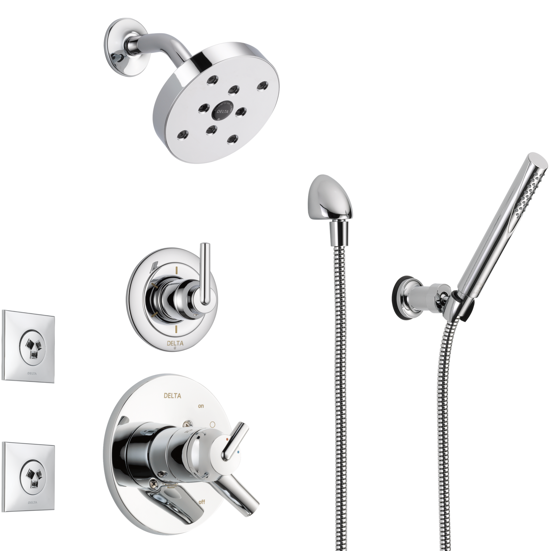Accesorio de rociador para el cuerpo HydraChoice cuadrado (producto recertificado), imagen 1