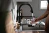 Llave para cocina monomando extensible con tecnología Touch<sub>2</sub>O®