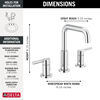 Widespread Lavatory Faucet with Tub Shower Trim Bundle - 14 Series