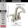 Llave para baño de combinación con dos manijas (producto recertificado)