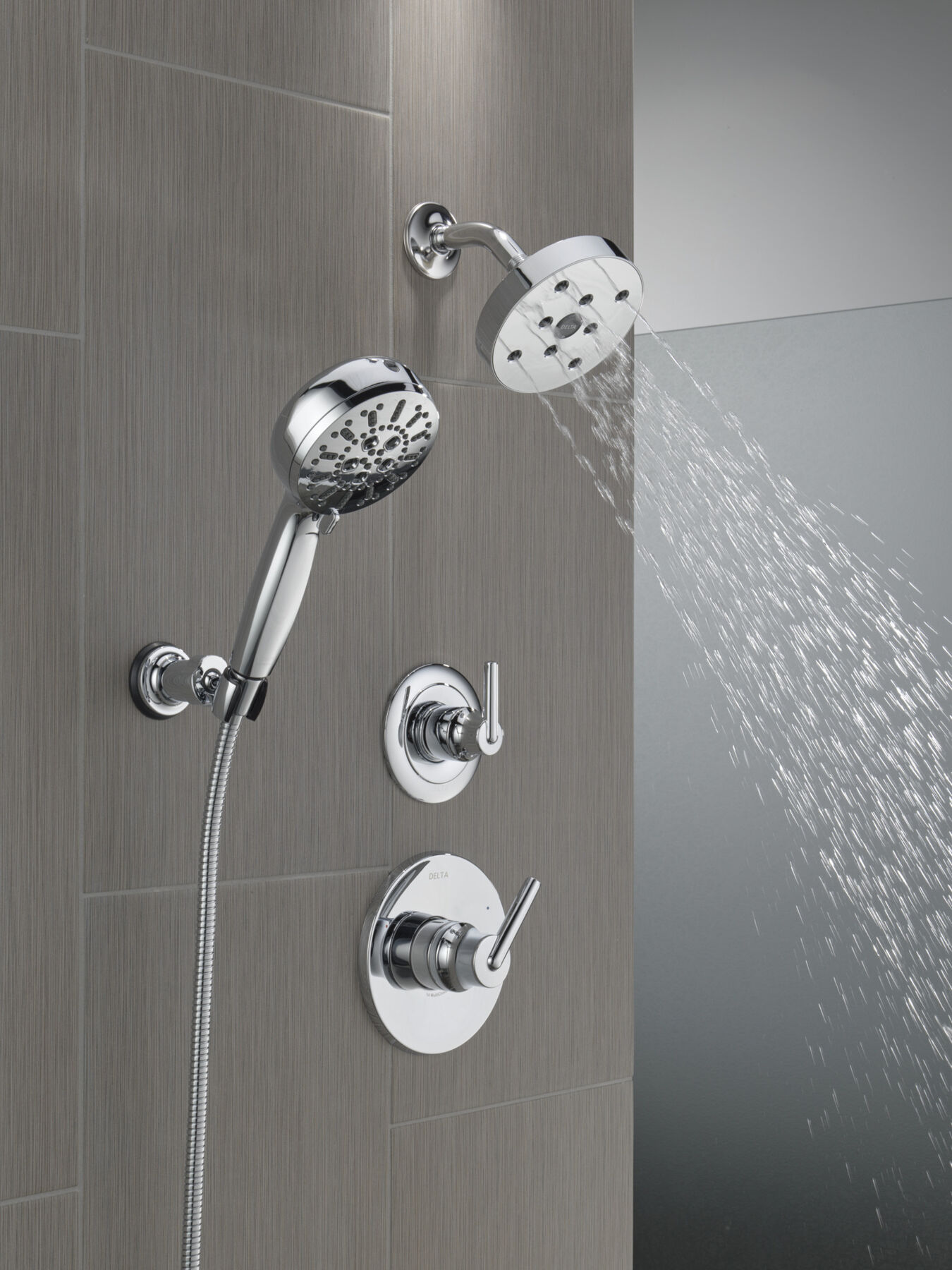 7-Setting Wall Mount Hand Shower with Cleaning Spray, image 13