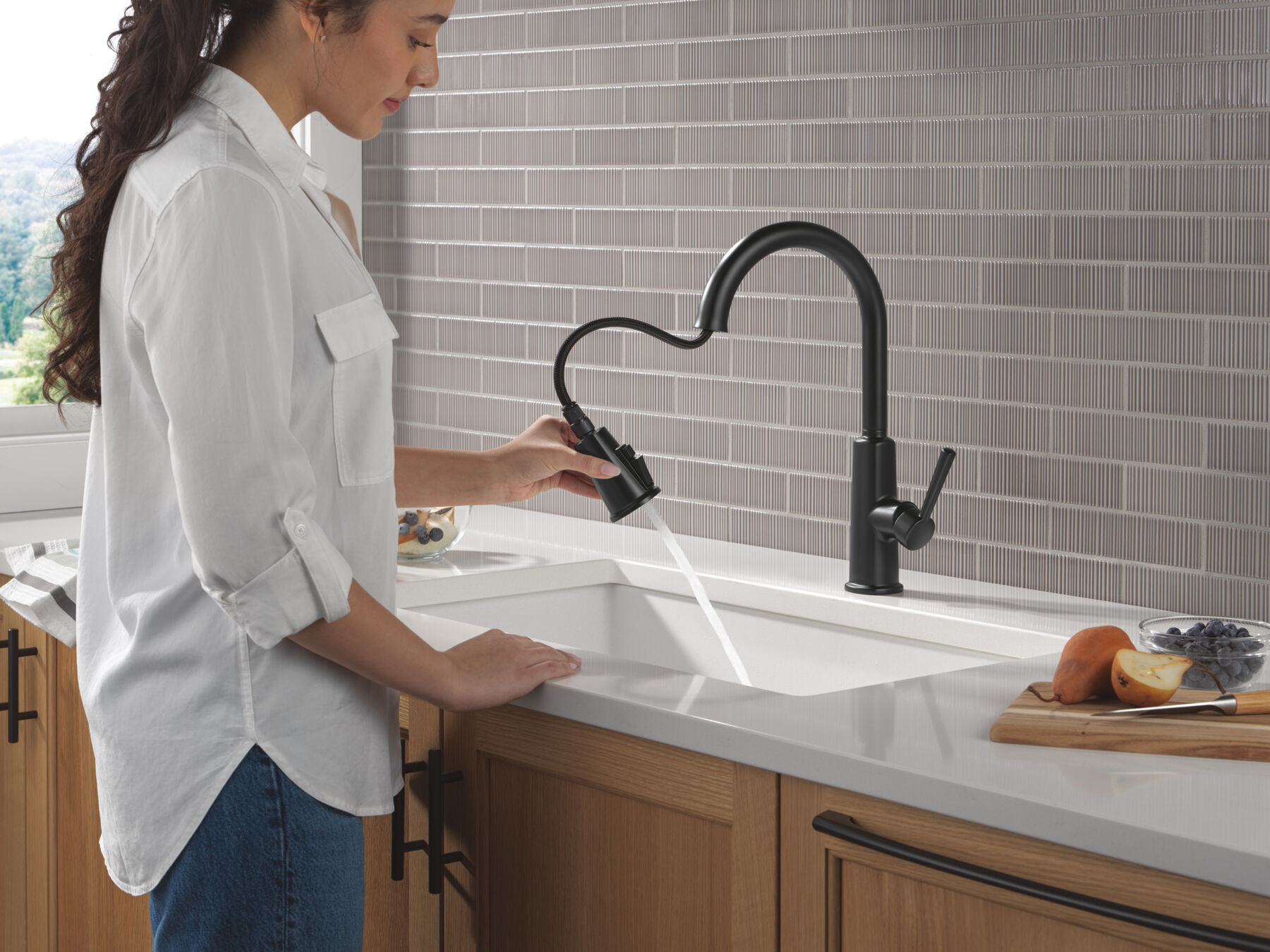 Llave para cocina monomando extensible, imagen 4