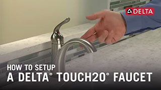 Imagen en miniatura de cómo instalar una llave para cocina con tecnología Touch<sub>2</sub>O<sup>®</sup> de Delta<sup>®</sup>