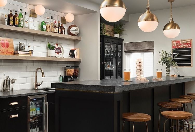 bar en casa de @chadesslingerdesign