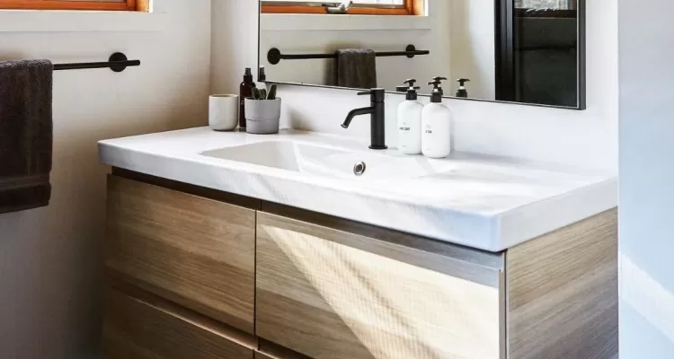 tocador de baño elegante y moderno