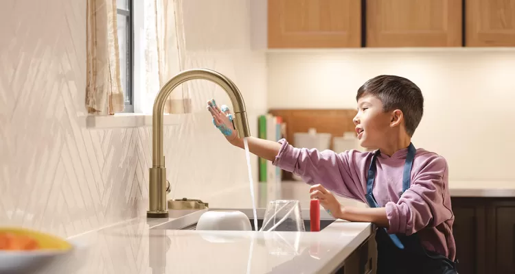 blog article img upgrading touchless faucet