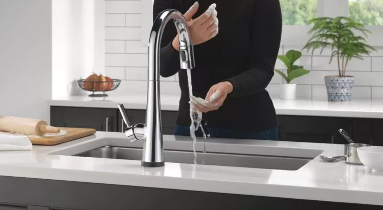 Imagen del producto 9191T PR DST MODELO AGUA 2022 mostrando los diseños y las innovaciones de Delta Faucet