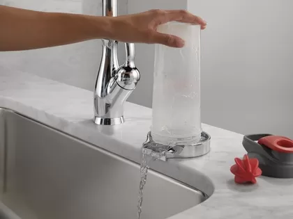 Enjuagadora de vasos de Delta®
